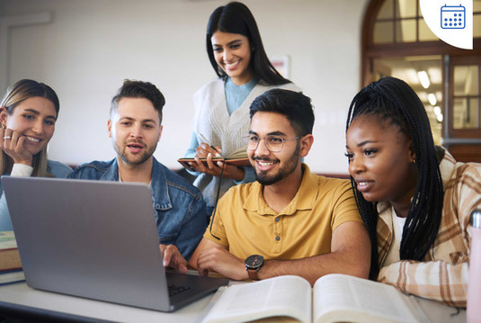 International People looking into a laptop